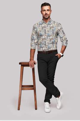 Digital Printed Full Sleeves Shirt 1